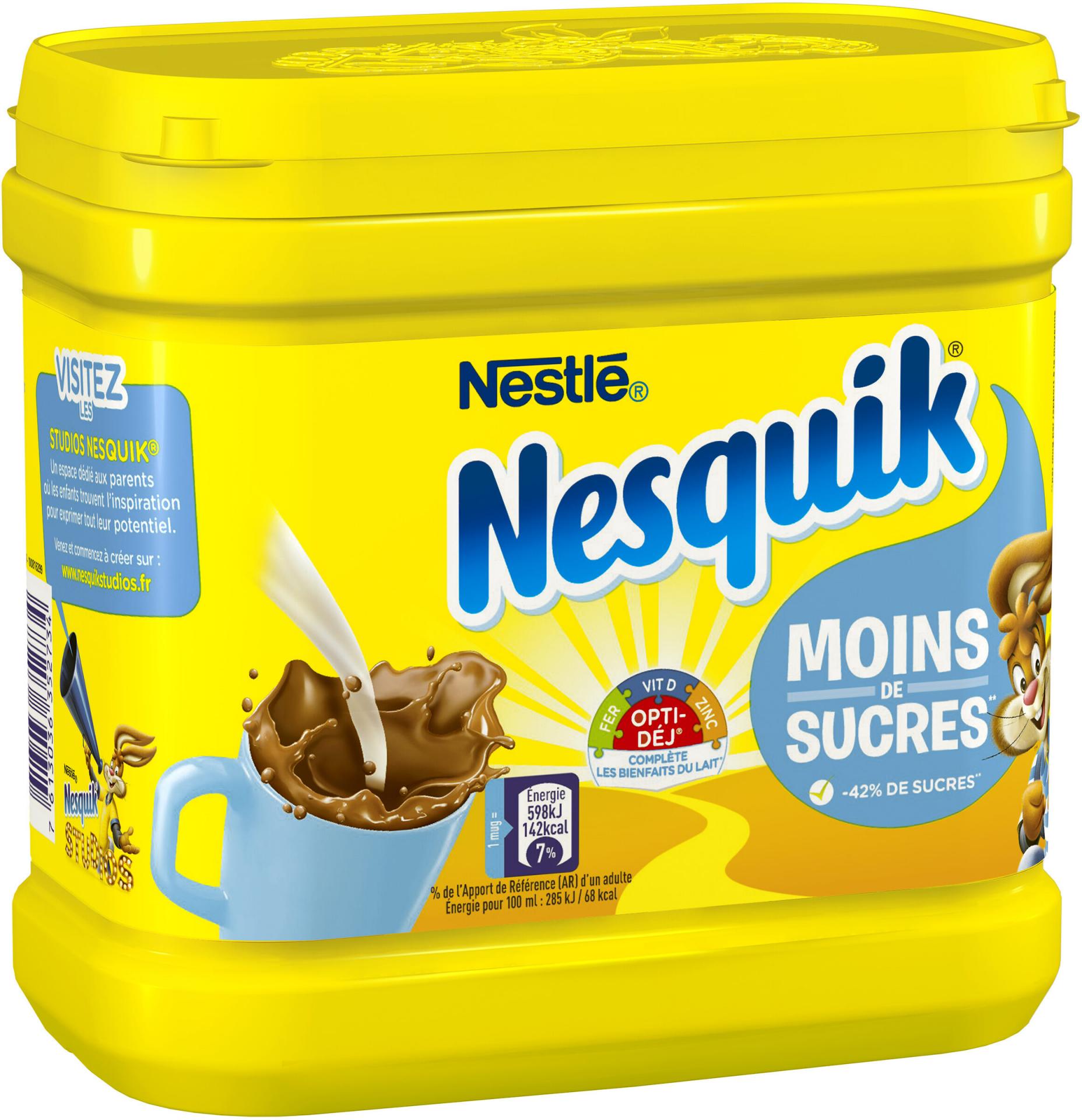 Nesquick moins de sucres