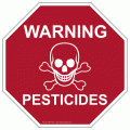 Pesticide sign