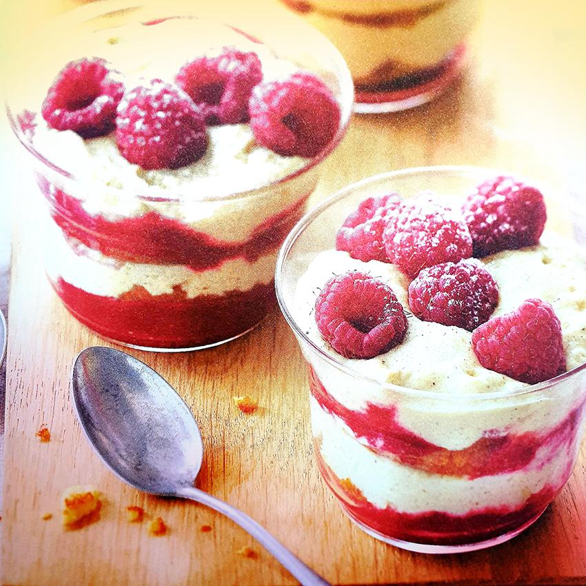 Tiramisu aux framboises